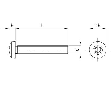 Din 7985 чертеж